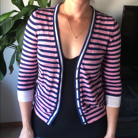 J. Crew striped cardigan - Picture 2 of 5